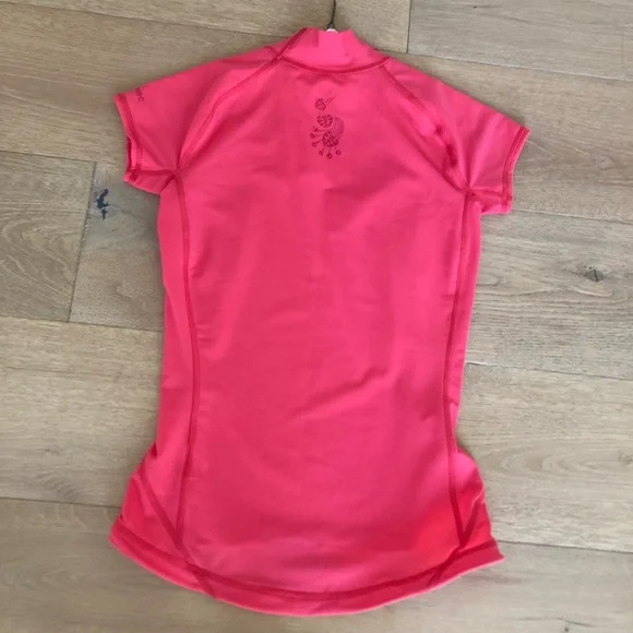 MEC Women's Bright Pink Rashguard - Picture 2 of 8